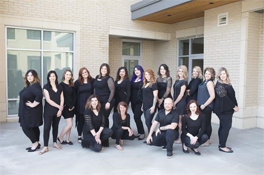 The team from Be Inspired Salon in Madison, Wisconsin.