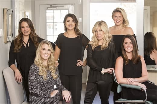 The team from Beehive the Salon in Duxbury, MA.