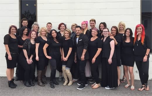 The team from Centre Salon in Lakewood, CO.