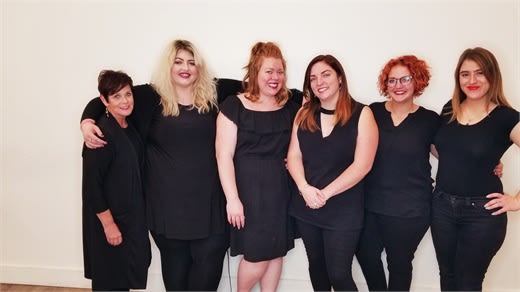 The team from Centre Salon Fashion Place in Murray, Utah.
