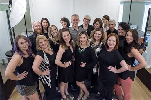 The team from Chemistry Hair Salon in Shreveport, LA.