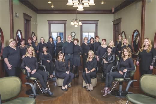 The team from Craig Berns Salon Spa in Delafield, WI.