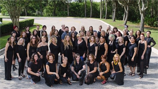 The team from Cutting Loose Salon in University Park, Florida.