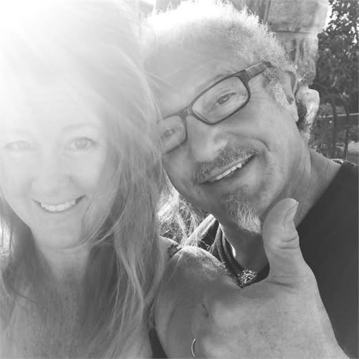 Ame and Dennis Metcalfe, owners of D'Ametri's Aveda in Old Town Arvada, Colorado.