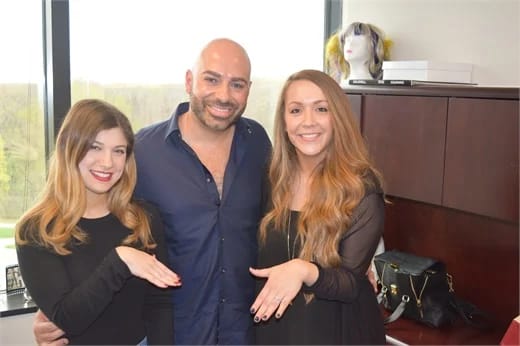 Gino Trunzo with MODERN's Jamie Newman and Alison Alhamed.