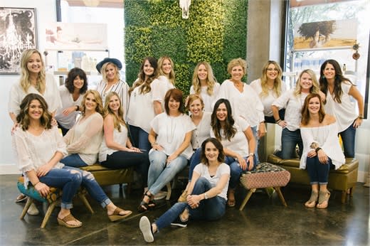 The team from DV8 The Salon in Grapevine, Texas.