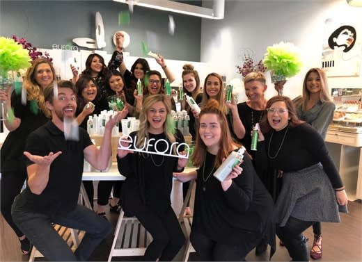 The team from Fringe Salon and Color Bar from Houston, Texas.
