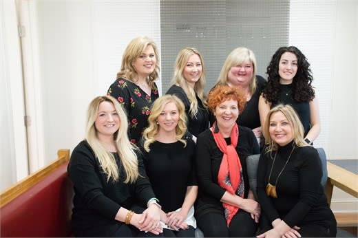 The team from Great Lengths Hair Salon in Memphis, Tennessee.