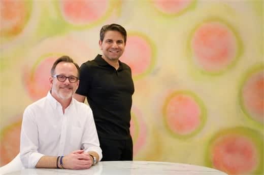 Alan Concover and Cion Ortega, owners of Hue Salon in Houston, TX.