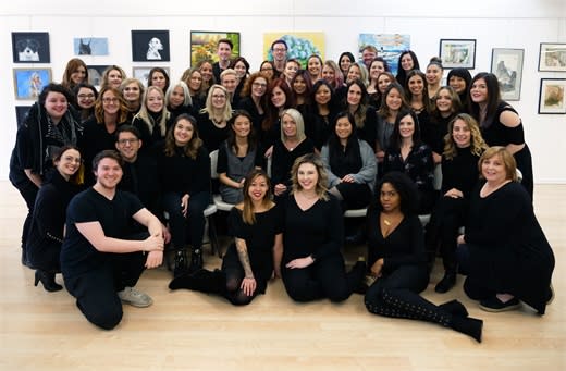 The team from Gordon Salon in Highland Park, Illinois.