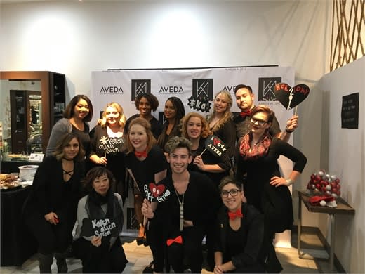 The team from Karen Allen Salon and Spa in Riverside, California.