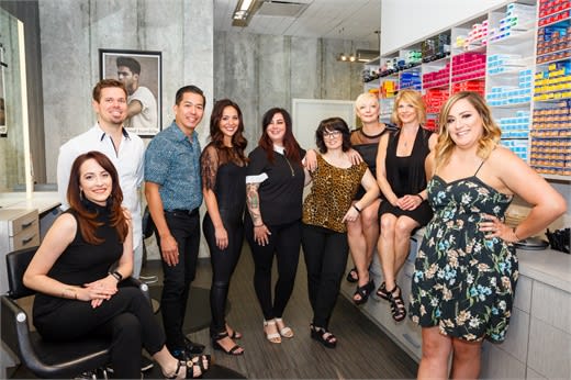 The team from Mane Attraction in Phoenix, Arizona.
