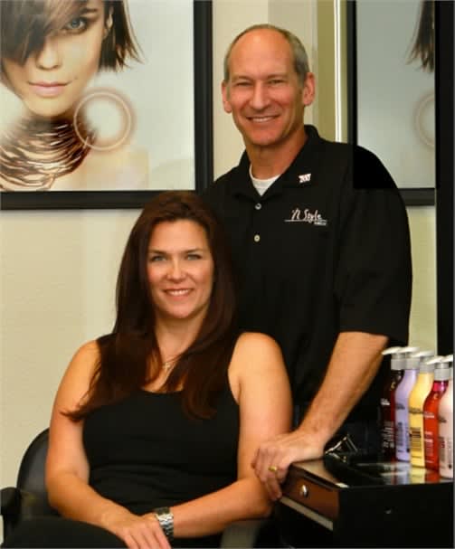 Tiffany and Clay Friedman, owners of N Style in Saugus, CA.