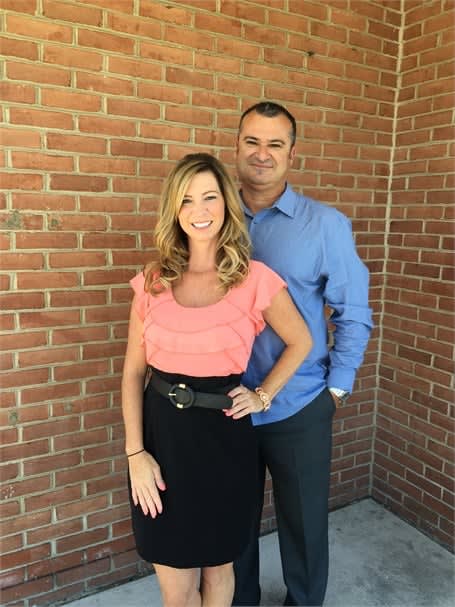 Tammy Ehrbaker and Stathis Kotanidis, owners of NVS Salon & Spa in Bel Air, MD.