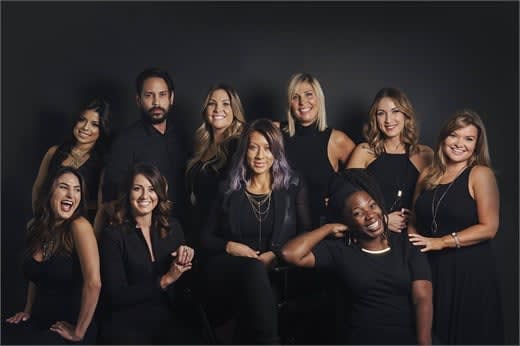 The team from Prive Salon in Orlando, FL.