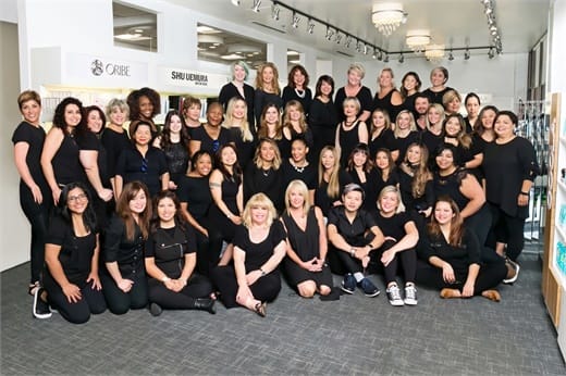 The team from Progressions Salon Spa Store in Rockville, Maryland.
