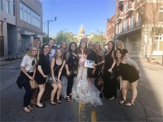 The team from Pure Salon and Spa in Ankeny, Iowa.