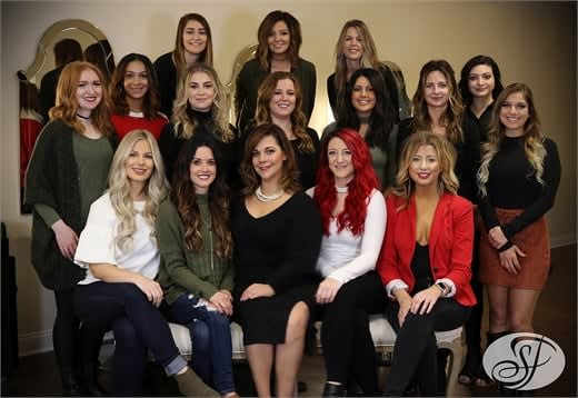 The team from SF Salon in Fairlawn, Ohio.