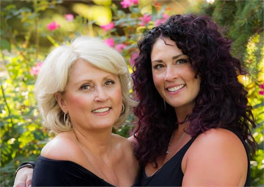 Marsha and Jordon Knicley, owners of Sagittarius Salon and Spa in Hagerstown, MD.