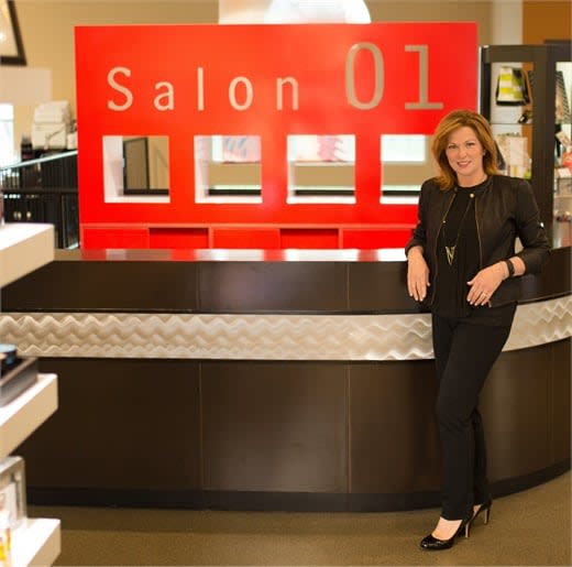 Micki Stirsman, co-owner of Salon 01, in Carmel, IN.