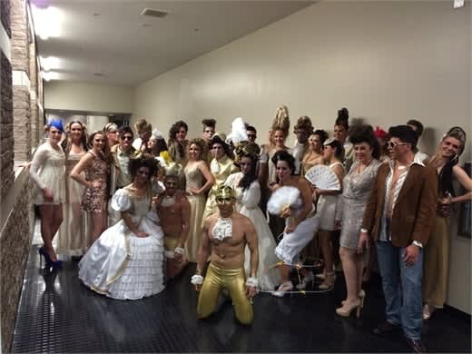 The Salon Nouveau team in costume in Tucson, AZ.