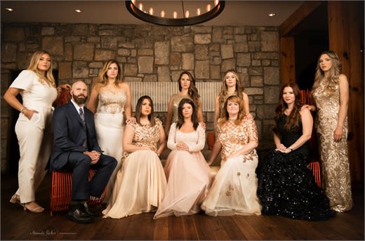 The team from Salon Adelle in Greenville, South Carolina.
