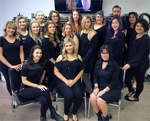 The team from Salon Halo in Spring Hill, Florida.