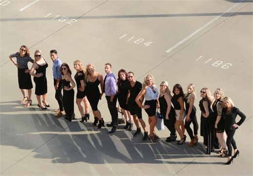 The team from Salon M2 in Charlotte, North Carolina.