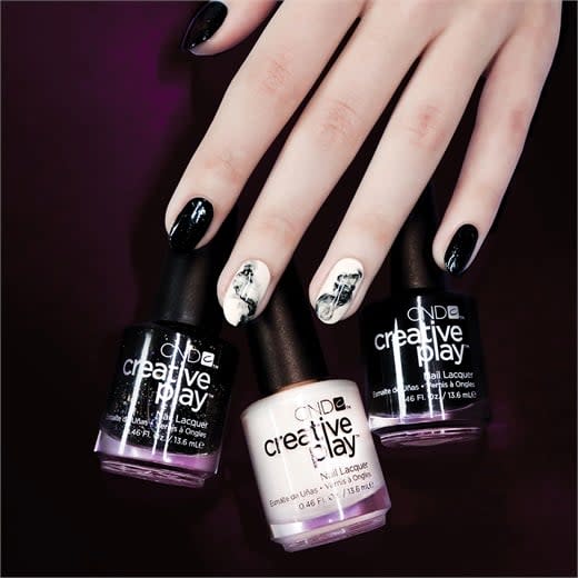 Smoky manicure by CND Education Ambassador Ashley Craig