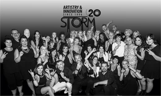 The team from Storm Hair Group in St. Catharines, Ontario.