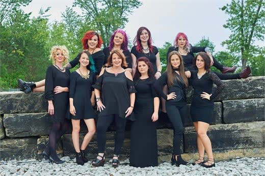 The team from Studio Wish Salon in Twinsburg, OH.