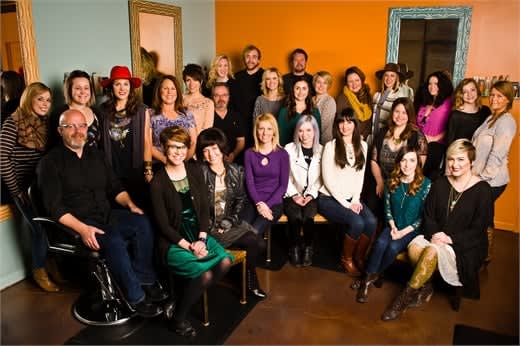 The team from Tangerine Salon and Spa in Murfreesboro, TN.