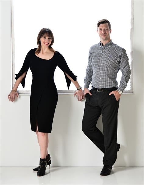 Fiona and Rory Tolunay, owners of Vanity Salon in Houston, Texas.