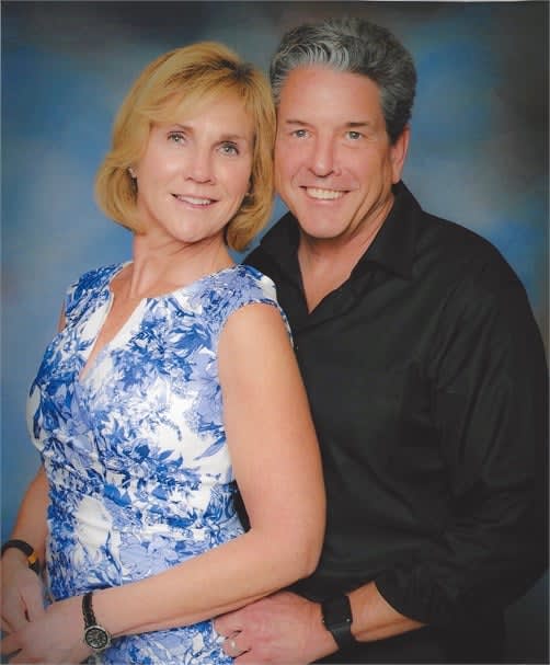 Claire and Tom McDermott, owners of Wingate Salon & Spa in Stratham, NH.