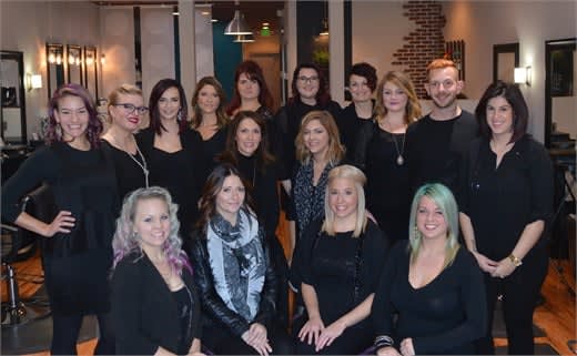 THe team from Xanadu Hair Salon in Chesapeake, VA.