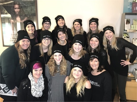 The team from Zinke Hair Studio in Boulder, Colorado.