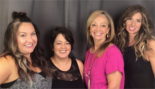 The team from Chameleon Haircolor Cafe in New Haven, Connecticut.