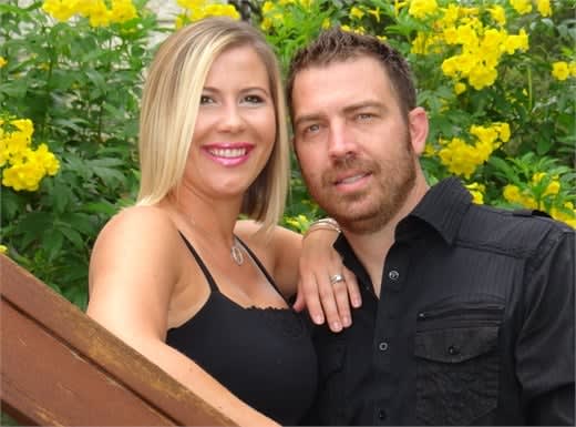 Lauren and Robby Kinsey, owners of The Fixx Hair Studio in New Braunfels, TX.