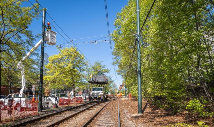 MBTA Green Line Construction