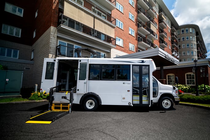 A Microbird vehicle with a lift