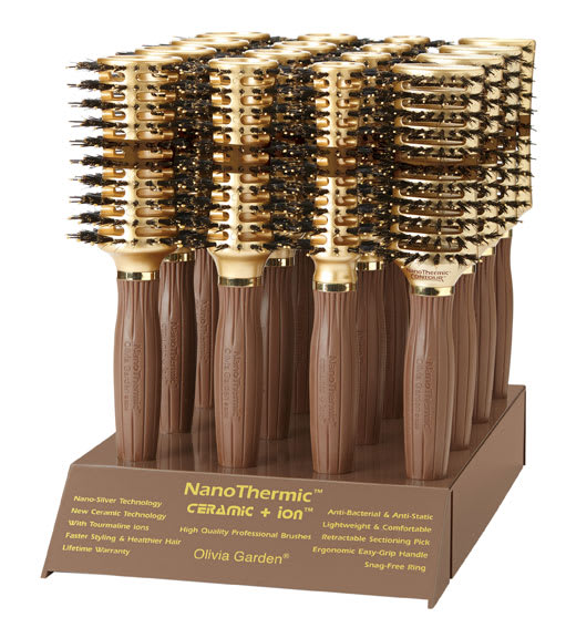 New NanoThermic Brush Collection from Olivia Garden