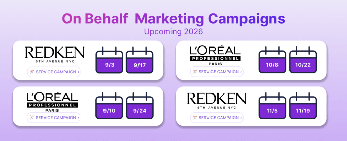 Graphic of upcoming brand campaigns