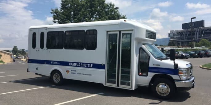 A Penn State University Shuttle