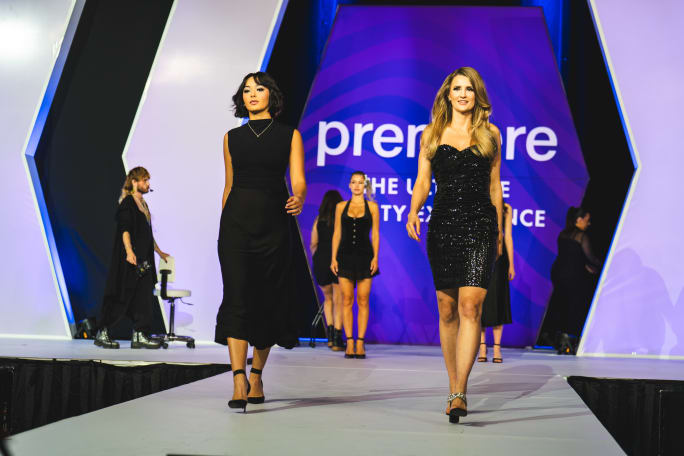 Models walk the runway