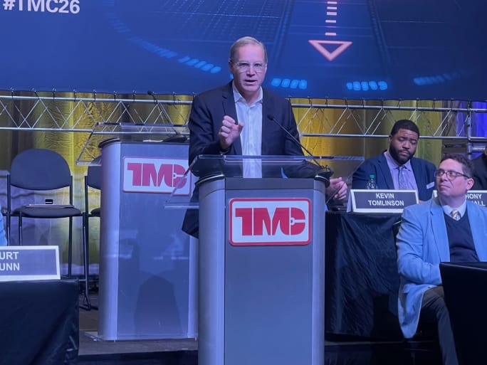 ATA President Chris Spear at the 2026 TMC Annual Meeting.