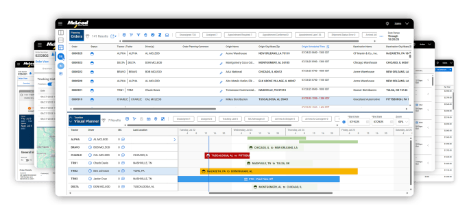 Screen shot from latest McLeod software