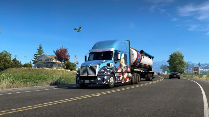 American Truck Simulator.