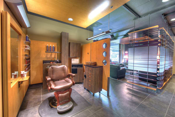 Aveda partners with chain of men's salons