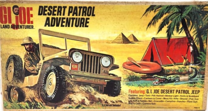 GI Joe Desert Patrol Adventure playset.