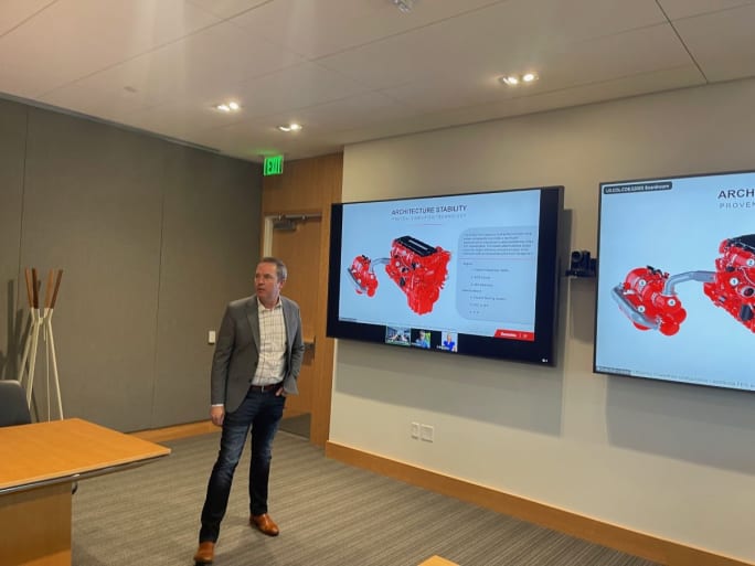 Jim Nebergall, general manager, hydrogen internal combustion engines, Cummins.